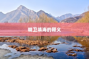 精卫填海的释义