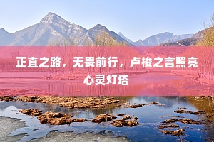 正直之路，无畏前行，卢梭之言照亮心灵灯塔