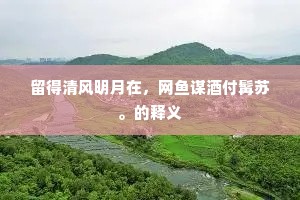 留得清风明月在，网鱼谋酒付髯苏。的释义