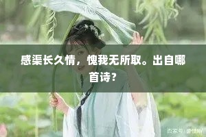 感渠长久情，愧我无所取。出自哪首诗？