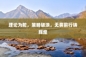 理论为舵，策略破浪，无畏前行铸辉煌