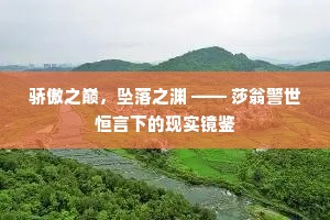 骄傲之巅，坠落之渊 —— 莎翁警世恒言下的现实镜鉴