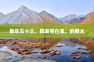 我年五十三，颜发苍白滋。的释义