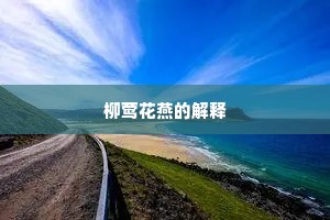 柳莺花燕的解释