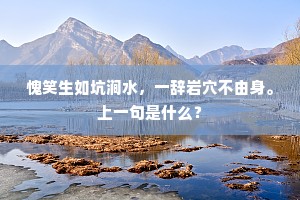愧笑生如坑涧水，一辞岩穴不由身。上一句是什么？