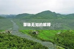 蒙昧无知的解释