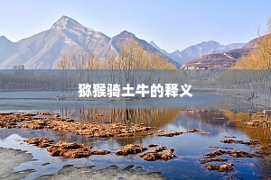 猕猴骑土牛的释义