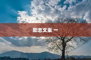 励志文案 一