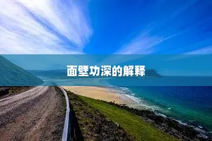 面壁功深的解释