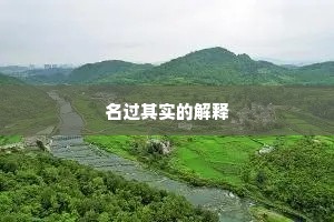 名过其实的解释