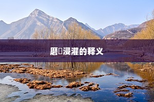 磨礲浸灌的释义