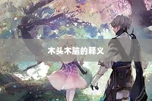 木头木脑的释义