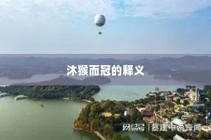 沐猴而冠的释义