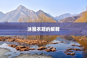 沐猴衣冠的解释