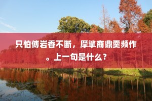 只怕傅岩香不断，摩挲商鼎羹频作。上一句是什么？