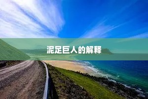 泥足巨人的解释