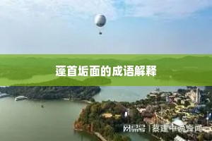 蓬首垢面的成语解释
