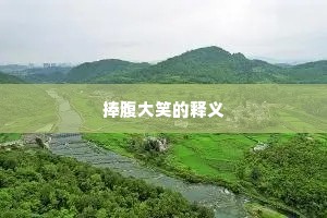 捧腹大笑的释义