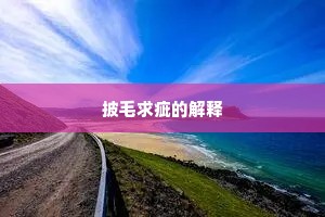 披毛求疵的解释