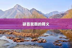 骈首就戮的释义 骈首就戮的释义