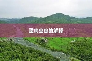 跫响空谷的解释