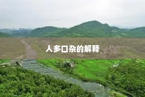 人多口杂的解释