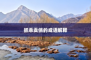 抓乖卖俏的成语解释