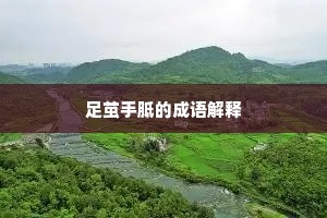 足茧手胝的成语解释