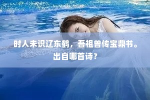 时人未识辽东鹤，吾祖曾传宝鼎书。出自哪首诗？