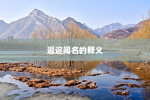遐迩闻名的释义