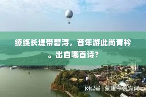 缭绕长堤带碧浔，昔年游此尚青衿。出自哪首诗？