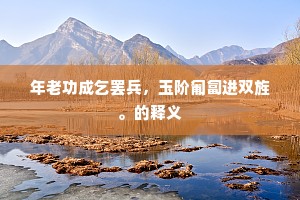 年老功成乞罢兵，玉阶匍匐进双旌。的释义