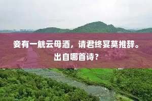 妾有一觥云母酒，请君终宴莫推辞。出自哪首诗？