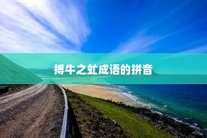 搏牛之虻成语的拼音