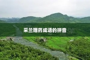 采兰赠药成语的拼音