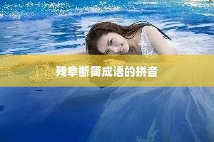 残章断简成语的拼音