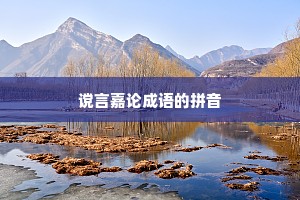 谠言嘉论成语的拼音
