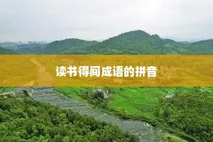 读书得间成语的拼音
