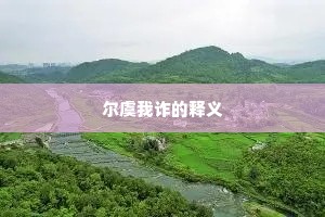 尔虞我诈的释义