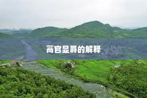 高官显爵的解释