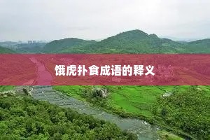 饿虎扑食成语的释义