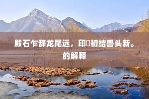 殿石乍辞龙尾远，印鞶初结兽头新。的解释