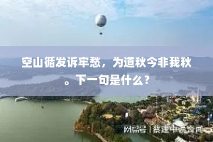 空山循发诉牢愁，为道秋今非我秋。下一句是什么？