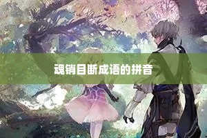 魂销目断成语的拼音