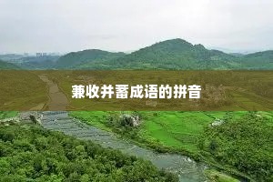 兼收并蓄成语的拼音