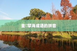 金鳷擘海成语的拼音